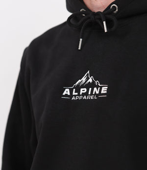 Alpine Classic Hoodie in black