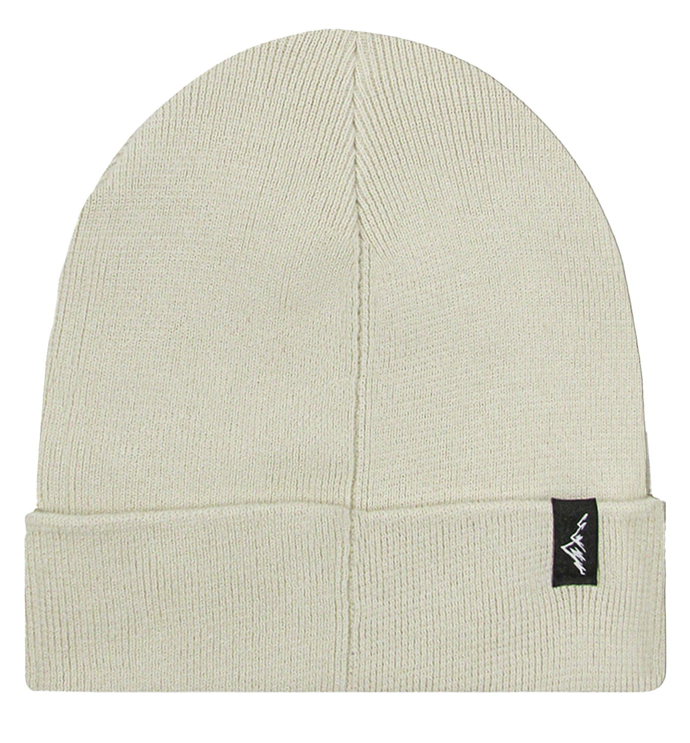 Back of Alpine Apparel Natural Beanie