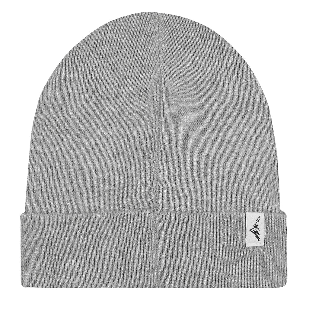 Back of Alpine Apparel Grey Beanie