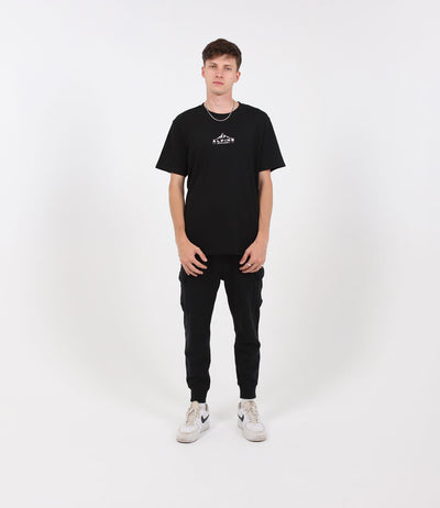 Alpine Black Classic T-Shirt male model photo