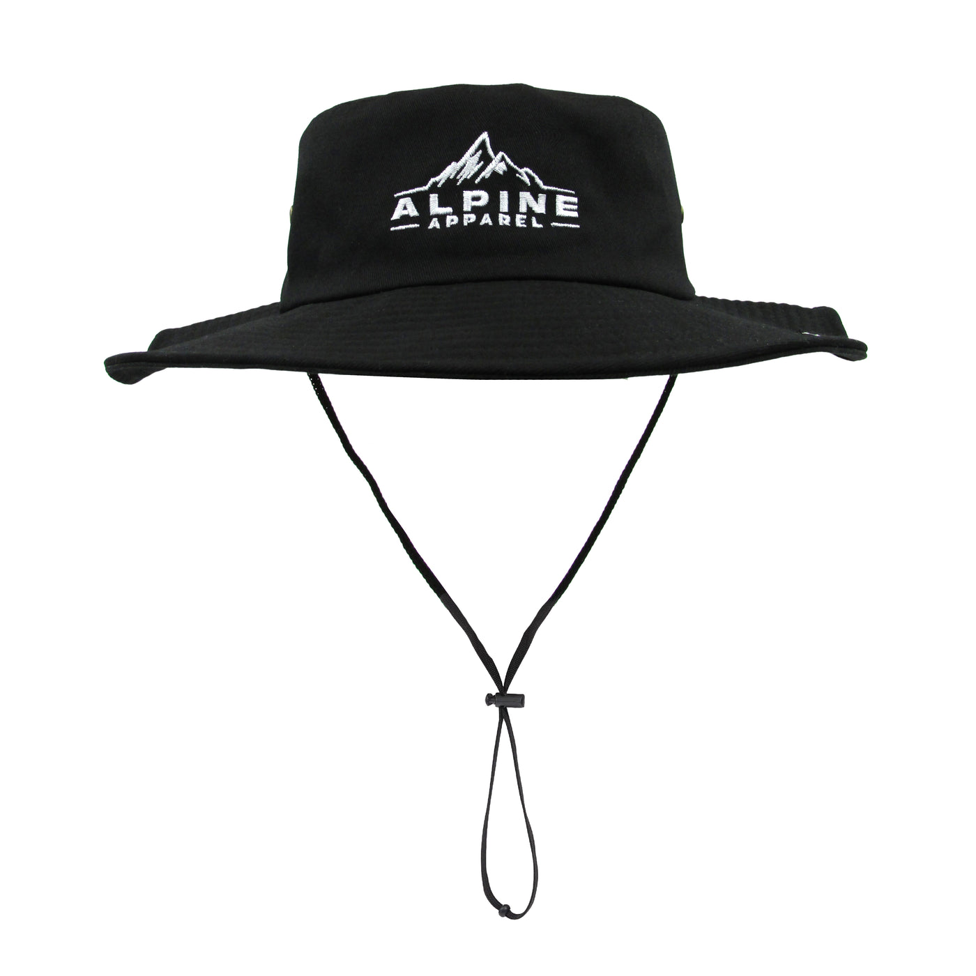 Alpine Apparel Black Boonie - Front