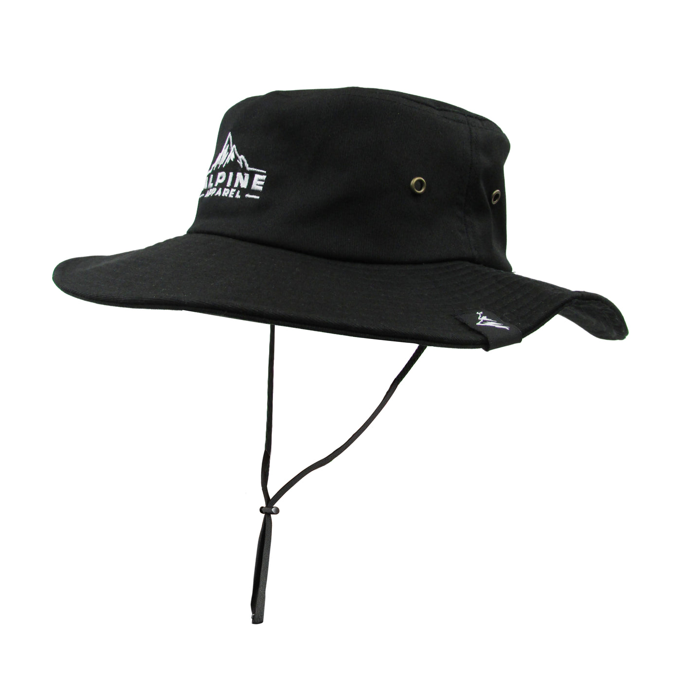 Alpine Apparel Black Boonie - Side