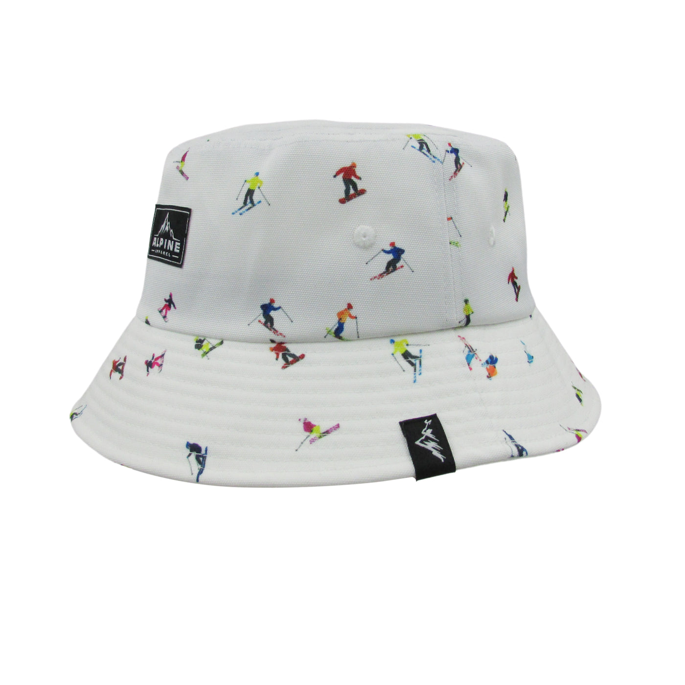 Alpine Bucket Hat Ski Design - Side