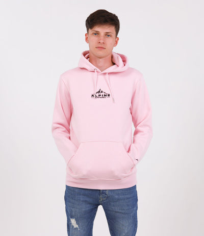 Alpine Pink Classic Hoodie male model photo