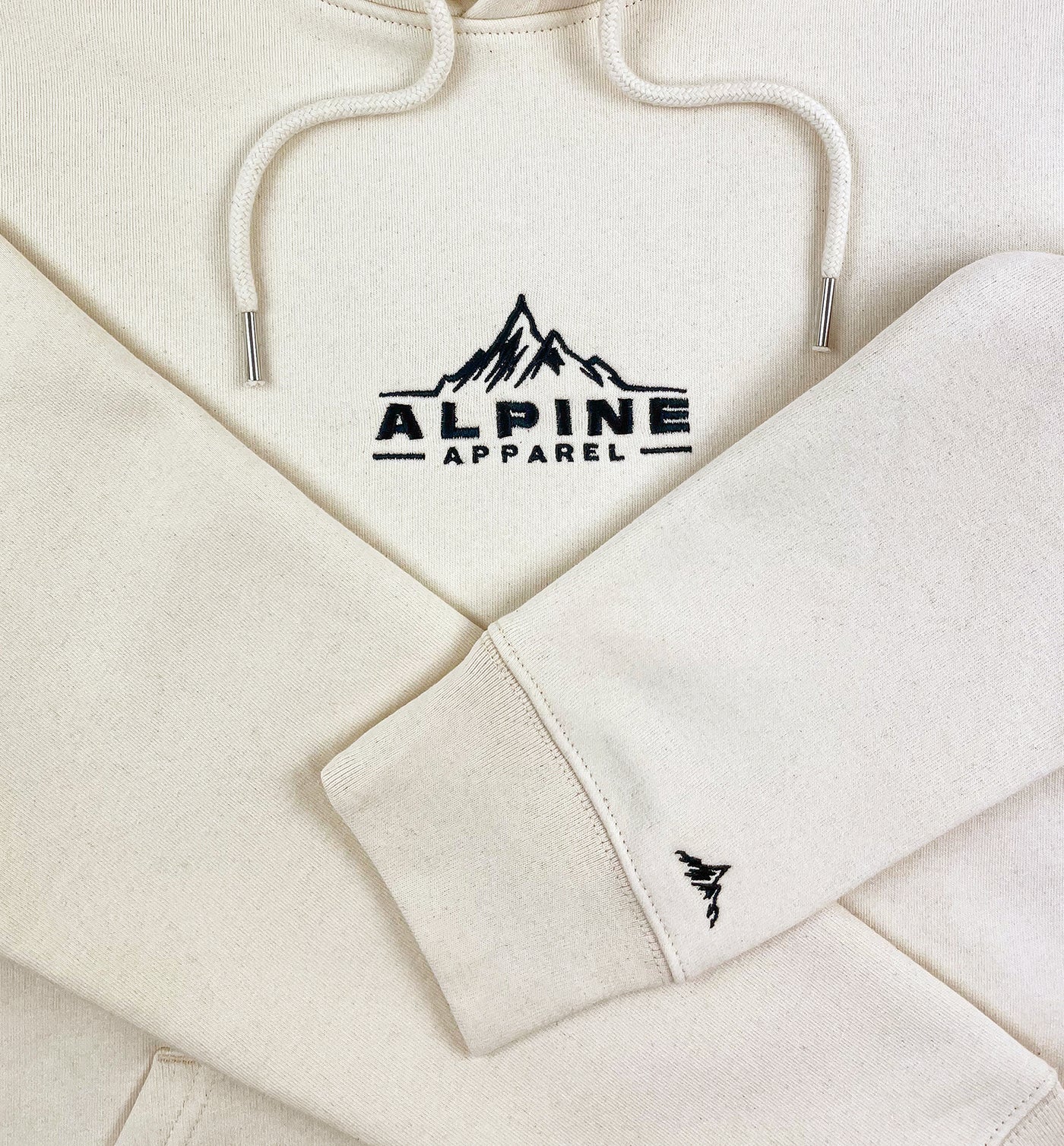 Alpine Natural Classic Hoodie product front closeup photo