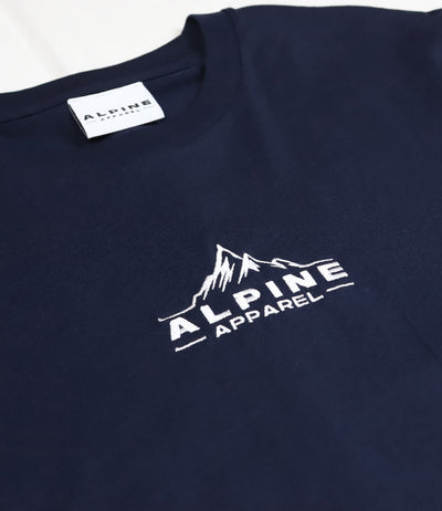 Alpine Navy Classic T-Shirt front angled photo