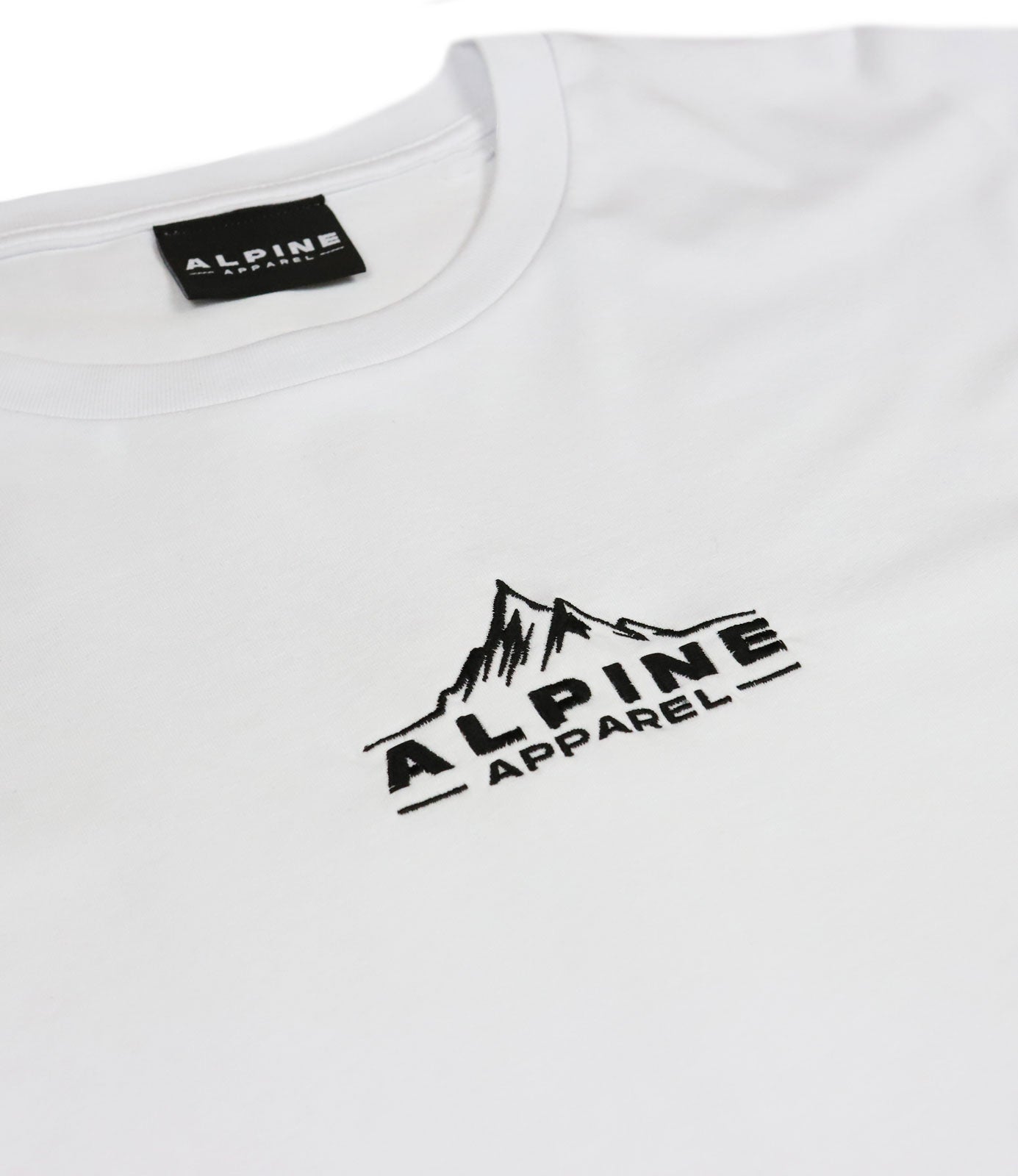 Alpine White Classic T-Shirt front angled photo